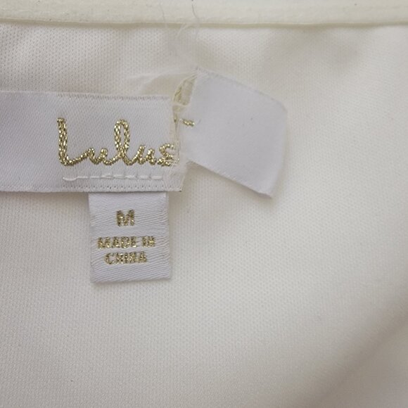 Lulus Cultivated Love White Floral Jacquard Strapless Maxi, #1560596, Sz M, $71 - Picture 6 of 8